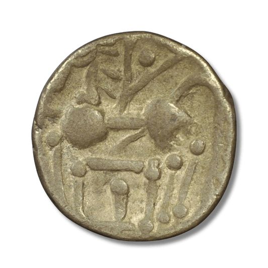 Ancient Celtic Silver Coin from Southwestern Gaul (Elusates Tribe) - Kinzer Coins