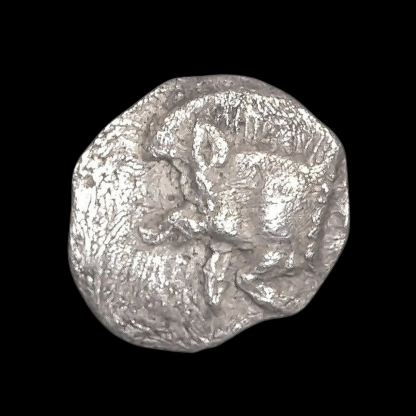 Ancient Greek Silver Coin from Cyzicus (Famous Lion and Boar Design) - Kinzer Coins
