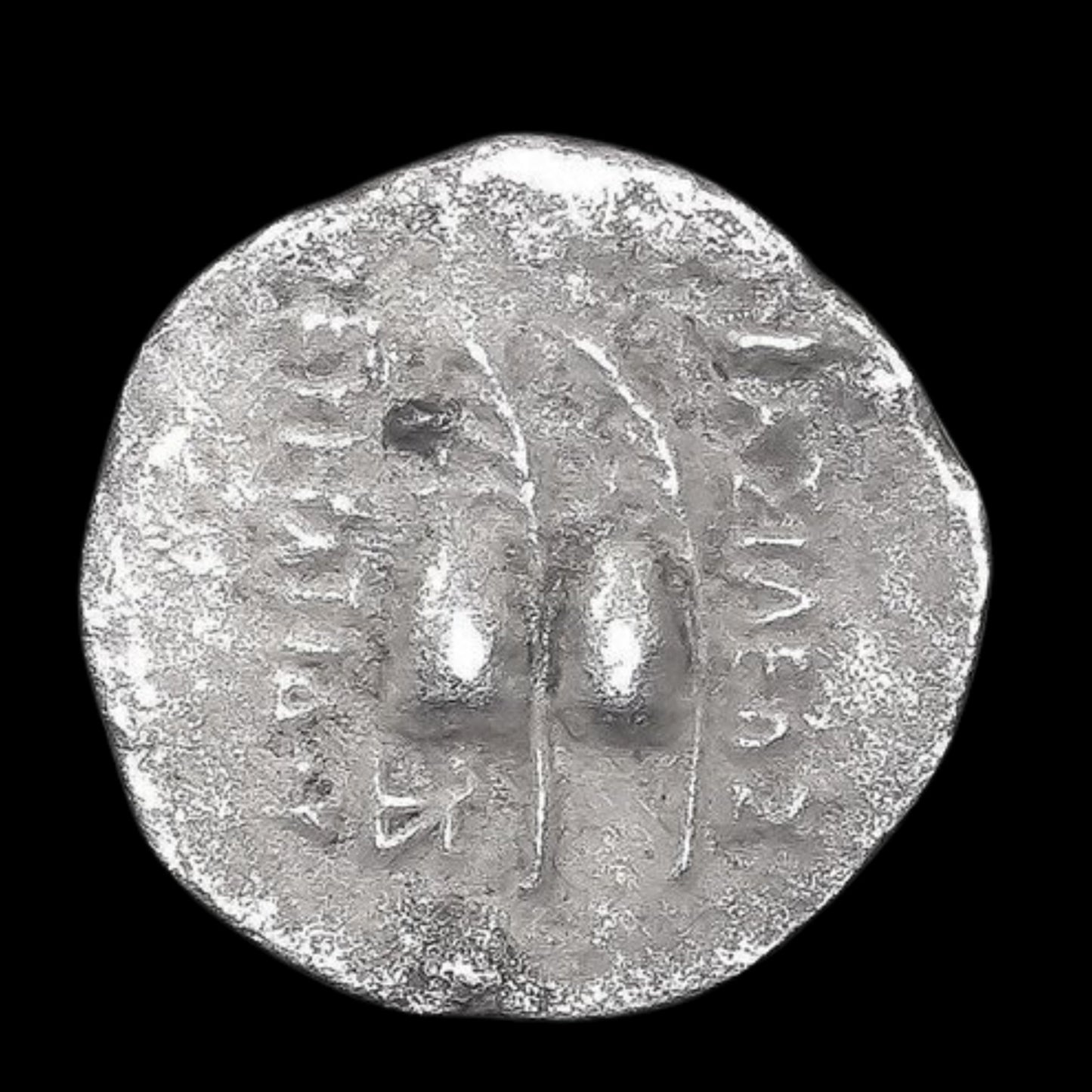 Ancient Greek Silver Coin of King Eucratides I (Greco - Bactrian Kingdom) - Kinzer Coins