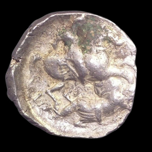 Ancient Greek Silver Coin of King Patraos (From the Age of Philip II and Alexander the Great) - Kinzer Coins