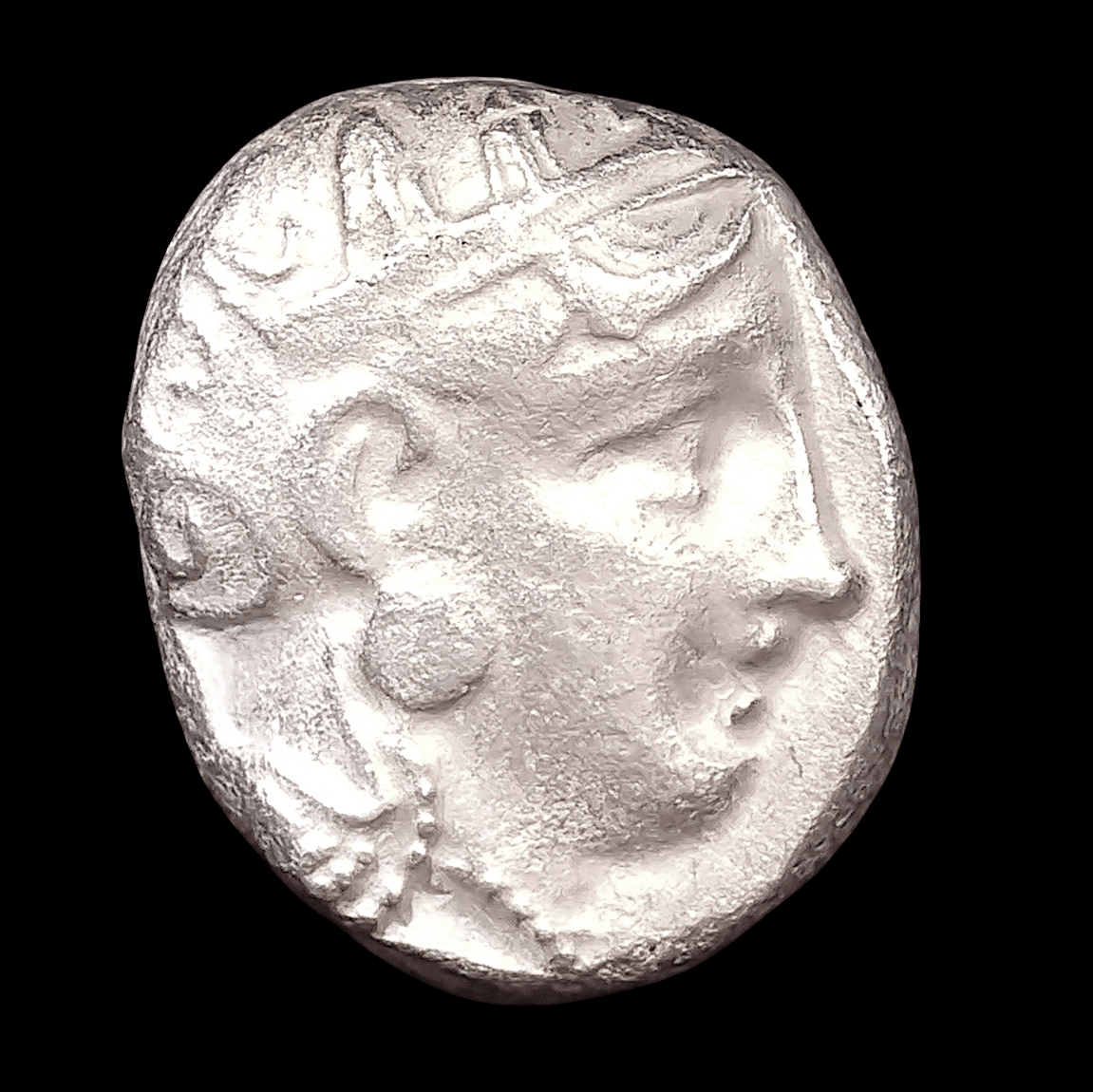 Ancient Greek Silver Tetradrachm of Athens (350–294 BC, Late Classical Owl Type), Authenticated Ancient Coin - Kinzer Coins