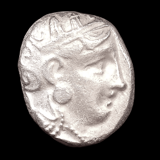 Ancient Greek Silver Tetradrachm of Athens (350–294 BC, Late Classical Owl Type), Authenticated Ancient Coin - Kinzer Coins