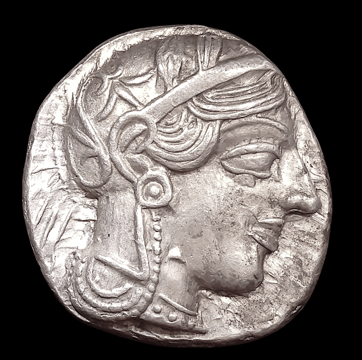 Ancient Greek Silver Tetradrachm of Athens (449–413 BC, Classical Owl Type), Authenticated Ancient Coin - Kinzer Coins