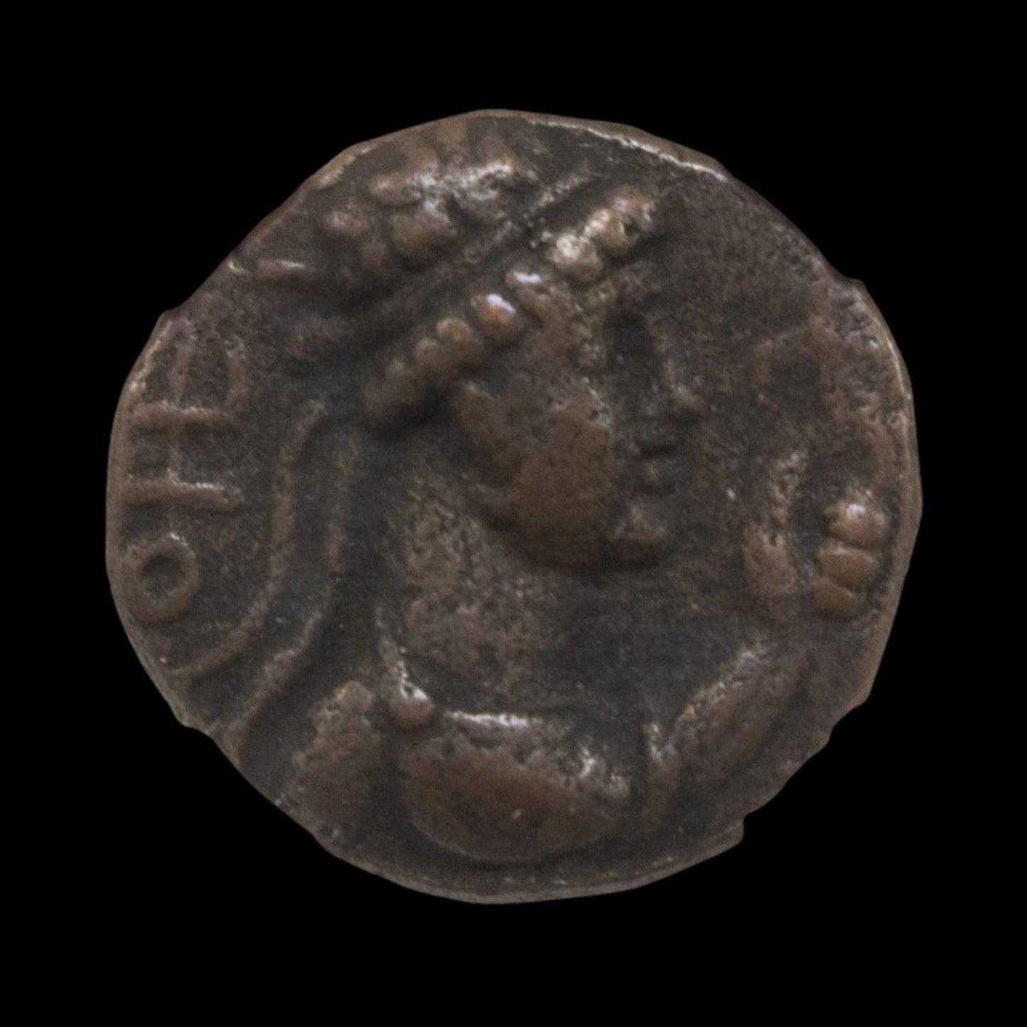 Ancient Kushan Copper Coin of Emperor Kanishka I (“Soter Megas” – Great Savior) - Kinzer Coins