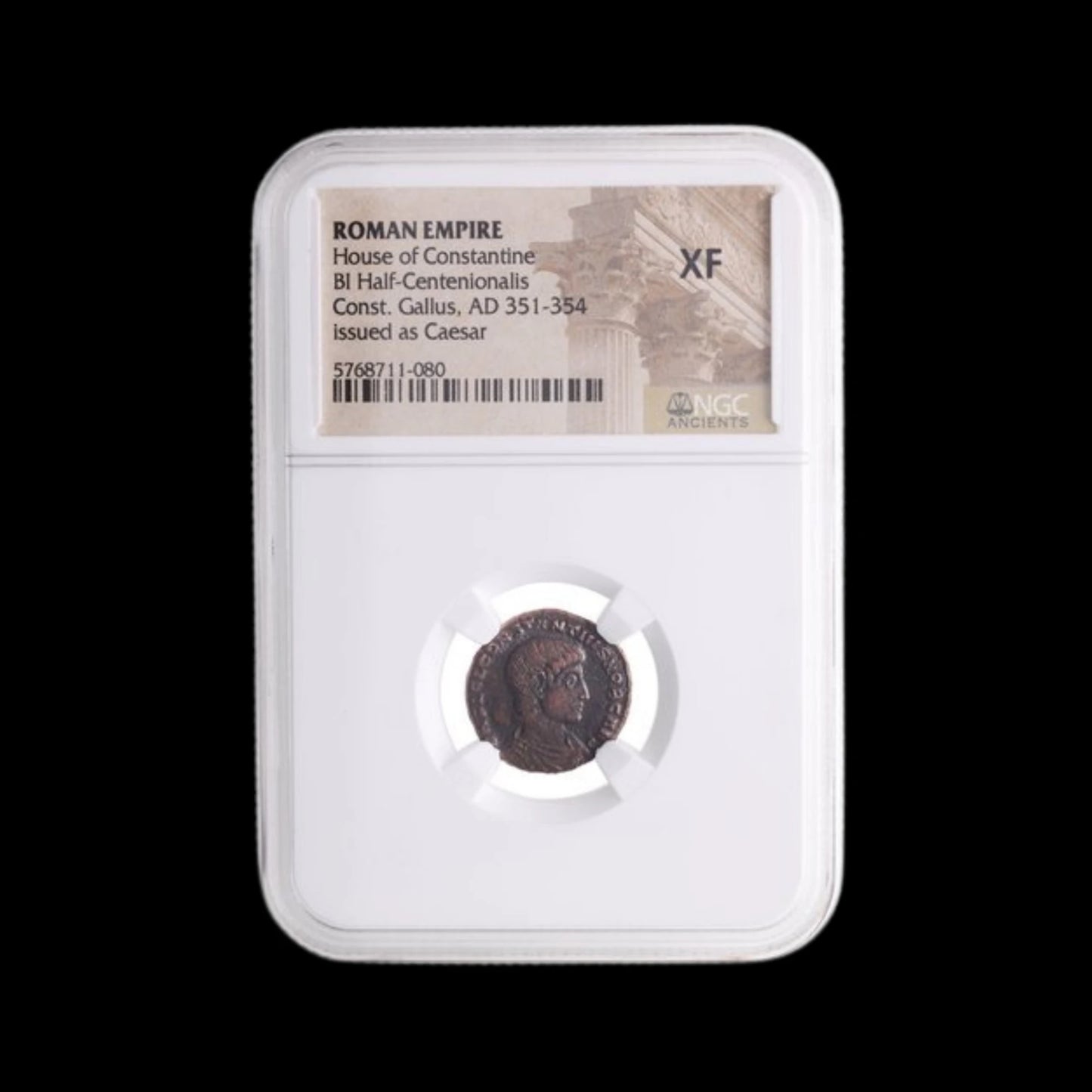 Ancient Roman Bronze Coin of Constantius Gallus (Cousin of Emperor Julian the Apostate) - Kinzer Coins