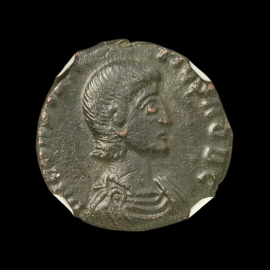 Ancient Roman Bronze Coin of Constantius Gallus (Cousin of Emperor Julian the Apostate) - Kinzer Coins