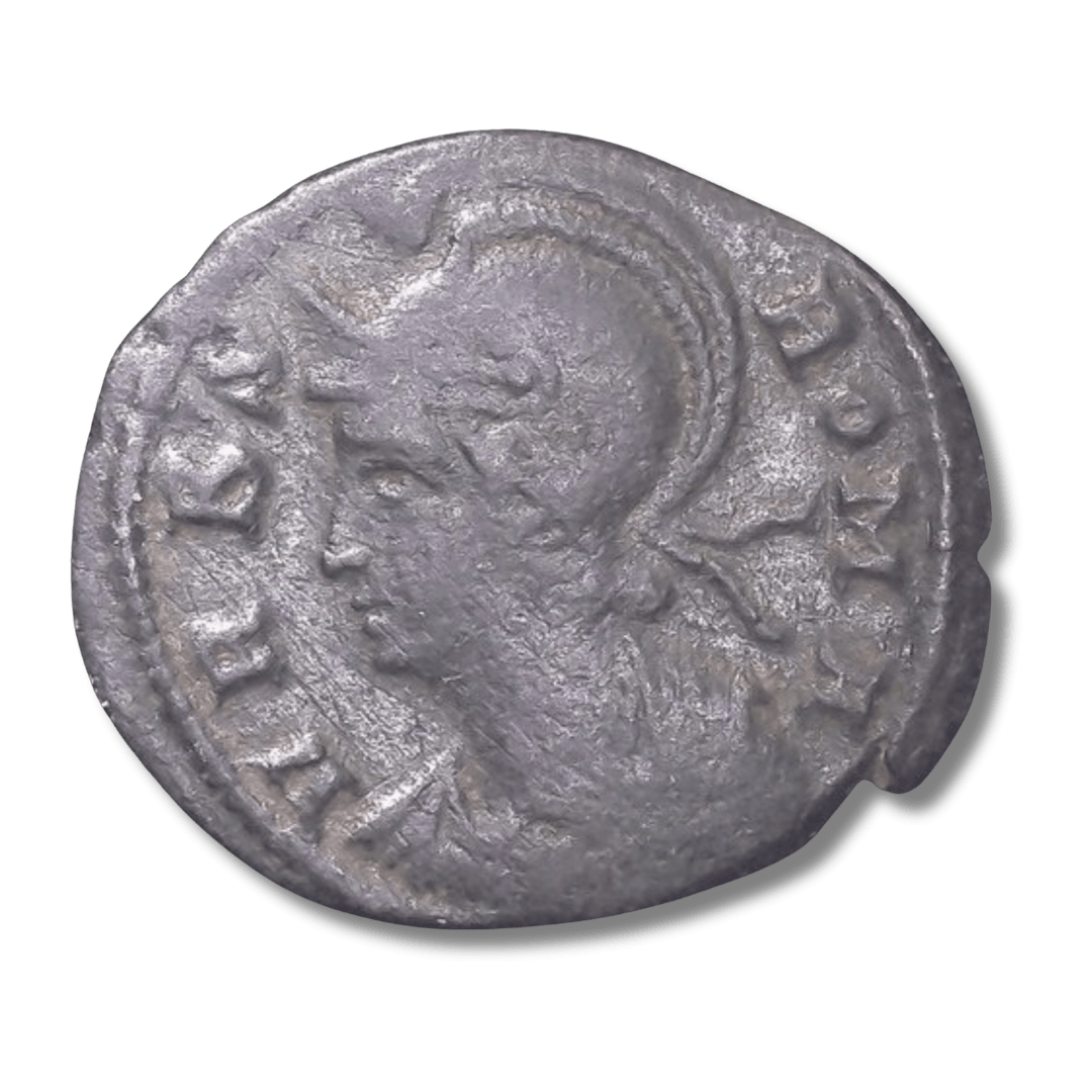 Ancient Roman Bronze Coin of Emperor Constantine I (c. AD 330) - Kinzer Coins