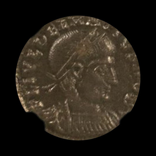 Ancient Roman Bronze Coin of Emperor Delmatius (Nephew of Constantine the Great) - Kinzer Coins