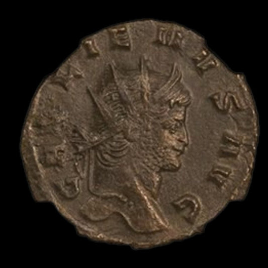 Ancient Roman Bronze Coin of Emperor Gallienus (Ruler During Rome’s Crisis Years) - Kinzer Coins