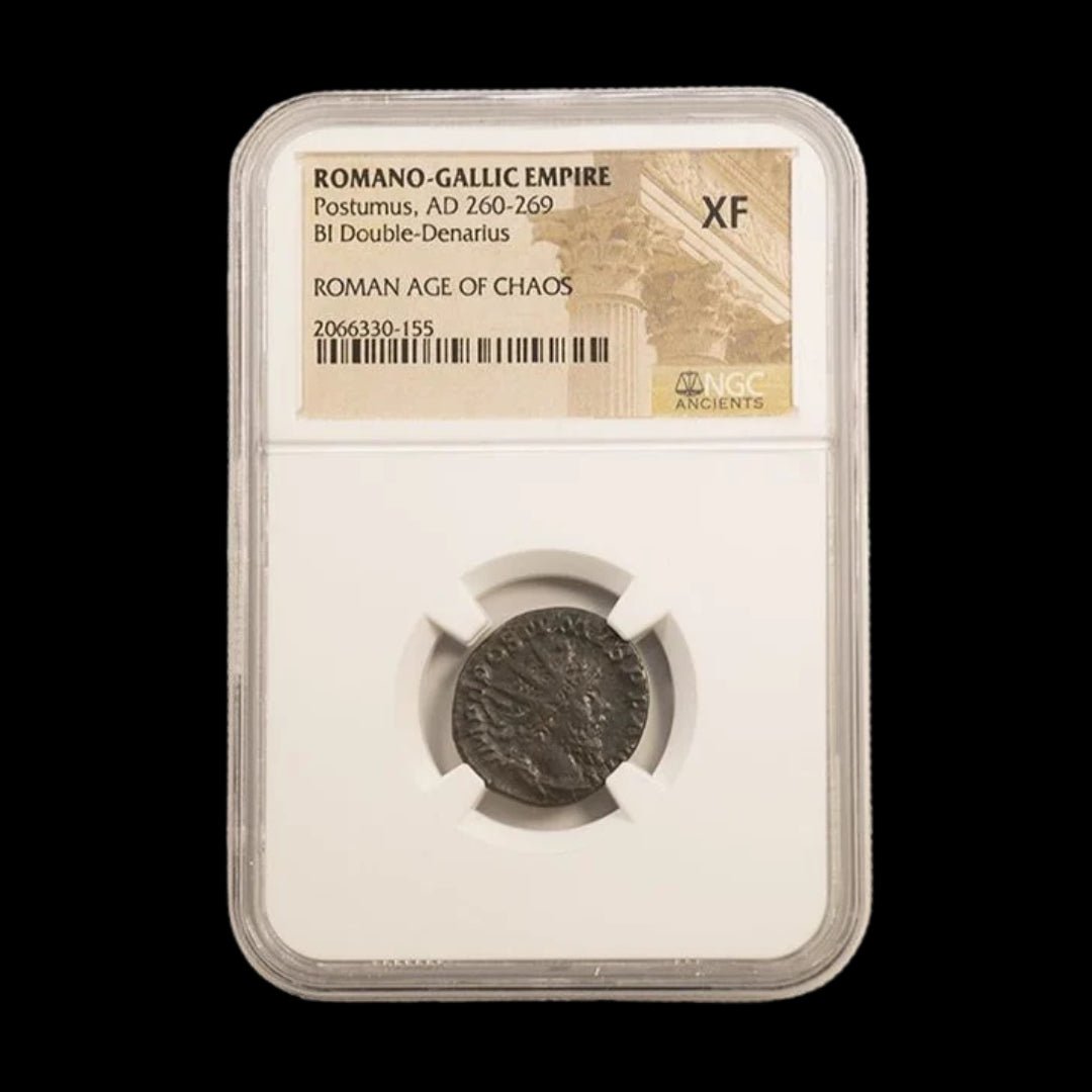 Ancient Roman Bronze Coin of Emperor Postumus (Founder of the Gallic Empire), NGC Certified - Kinzer Coins