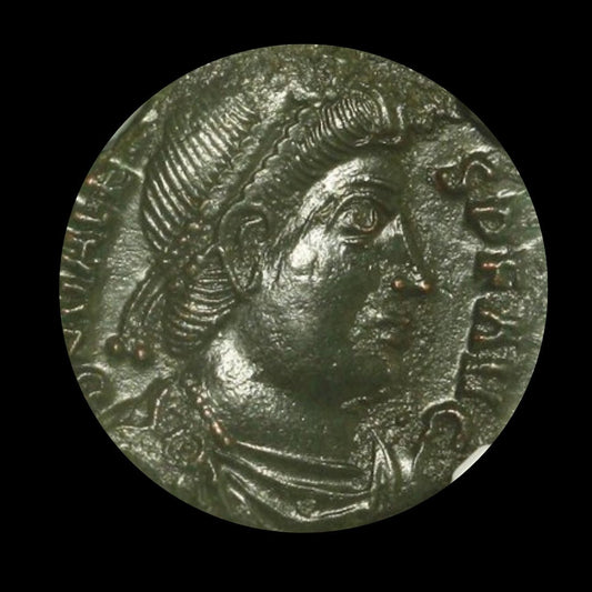 Ancient Roman Bronze Coin of Emperor Valens (Ruler During Rome’s Final Centuries) - Kinzer Coins