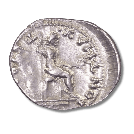 Ancient Roman Silver Coin of Emperor Vespasian (Restorer of Rome After Civil War) - Kinzer Coins