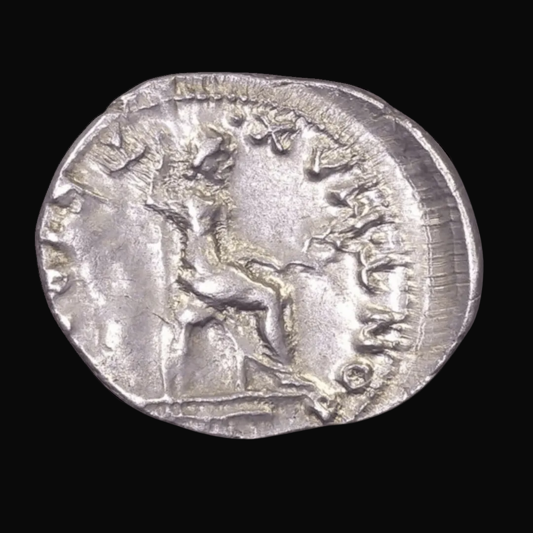Ancient Roman Silver Coin of Emperor Vespasian (Restorer of Rome After Civil War) - Kinzer Coins