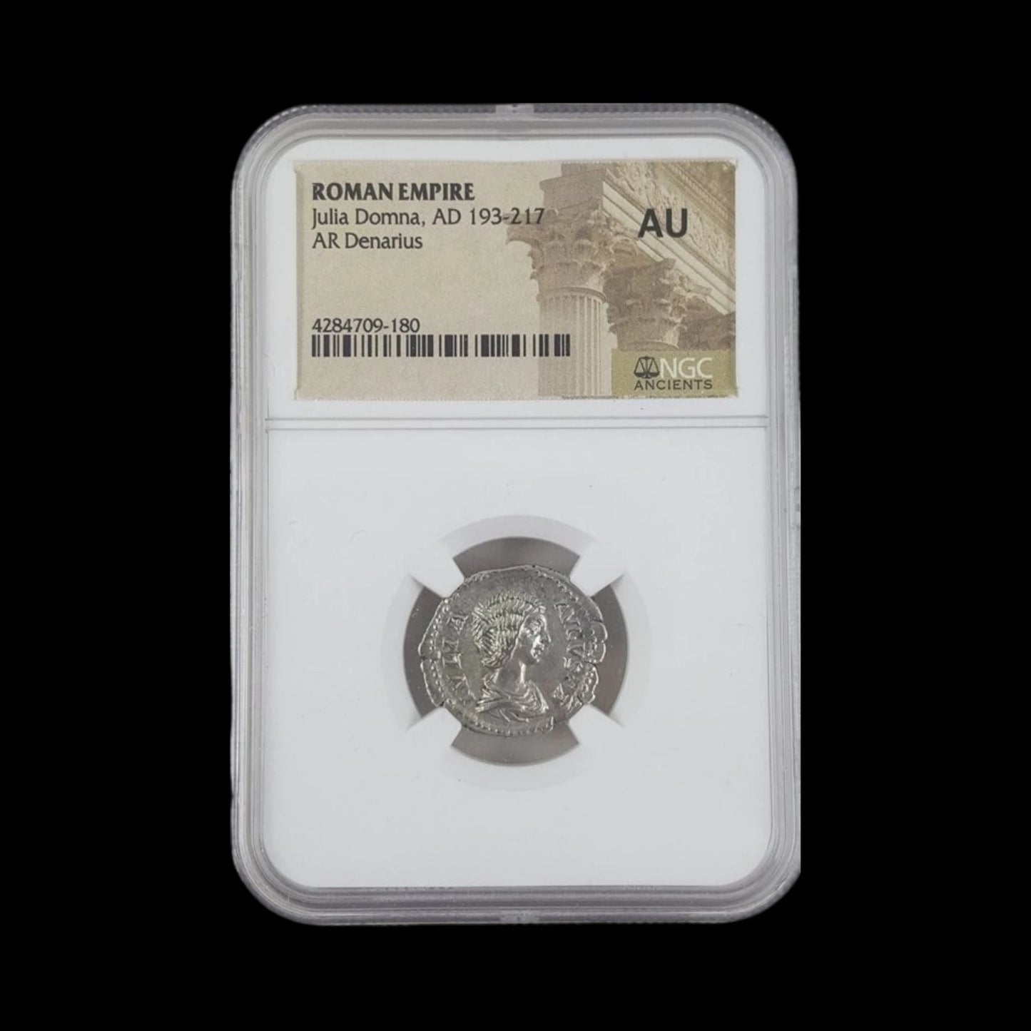 Ancient Roman Silver Coin of Empress Julia Domna (Wife of Emperor Septimius Severus) - Kinzer Coins