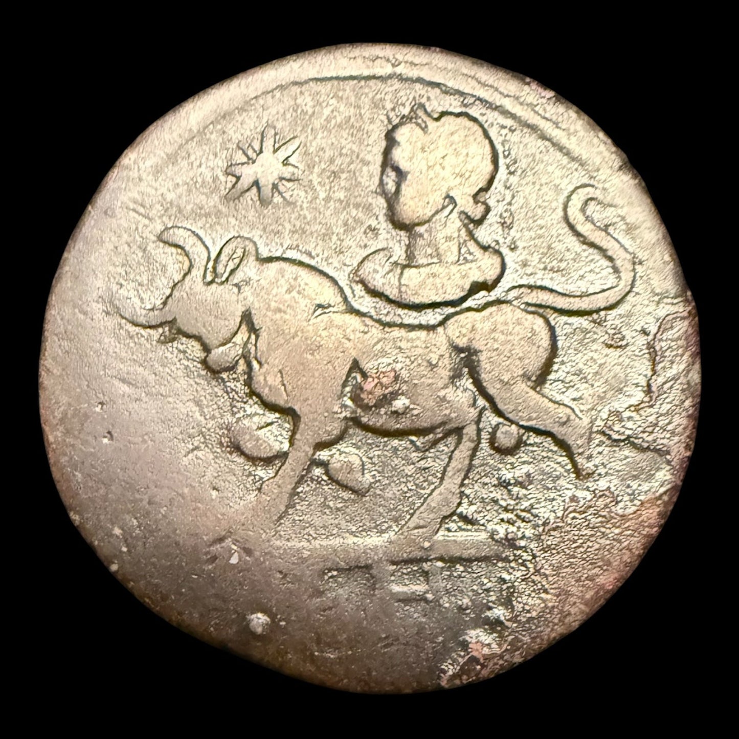 Antoninus Pius Alexandria Drachm — Astrological Bull & Aphrodite Type - Kinzer Coins