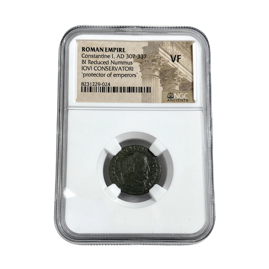 Constantine the Great NGC certified bronze, Jupiter type