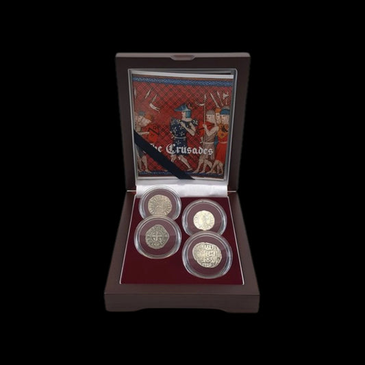 Crusades Four Silver Coin Boxed Collection - Kinzer Coins