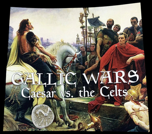 Gallic Wars — Celtic Silver Quinarius of Resistance - Kinzer Coins