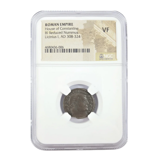 Licinius I Roman Bronze β IOVI CONSERVATORI β Constantineβs Rival β NGC Certified - Kinzer Coins