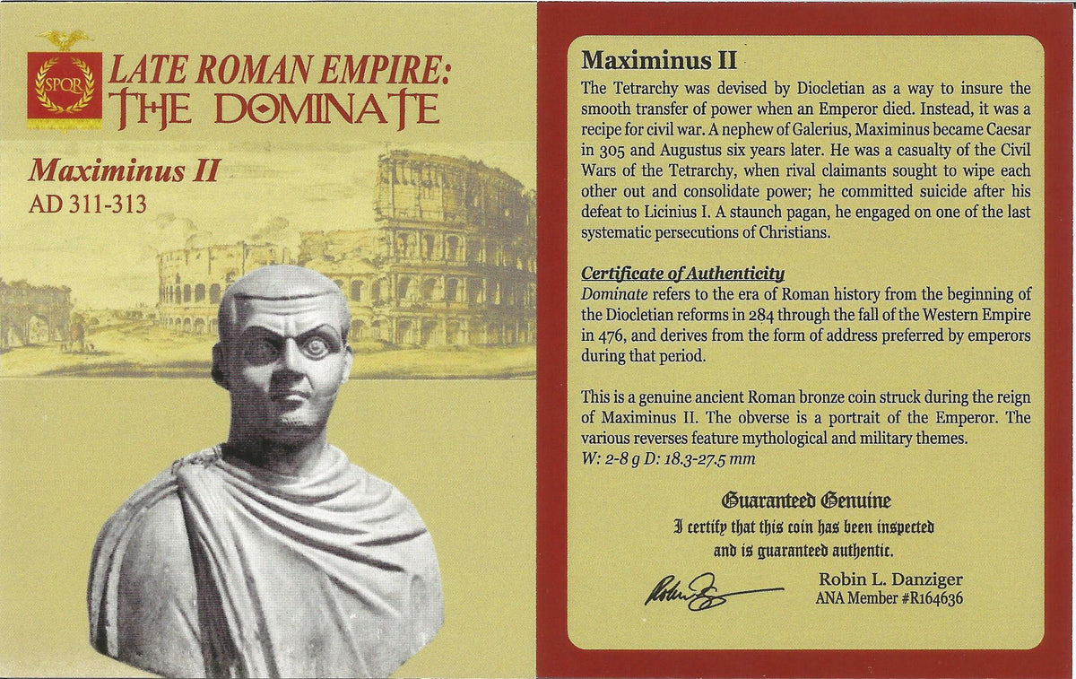 Maximinus II Daza Bronze — London Mint — representative supplier photograph 4