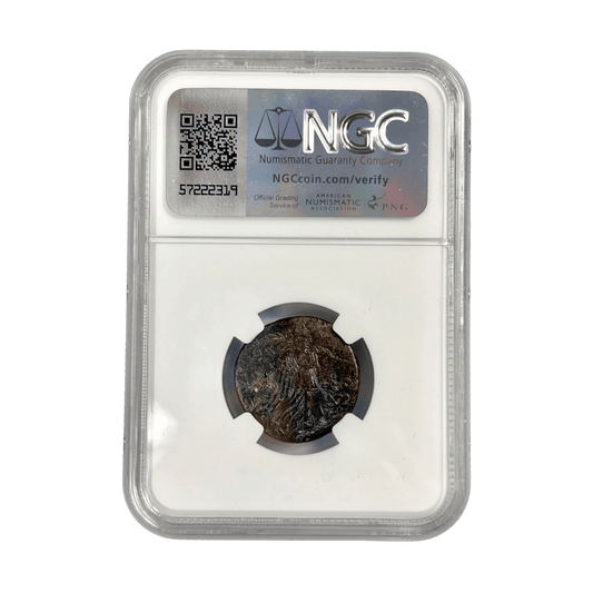 Pontus, Amisos Bronze — Gorgon Head Apotropaic Issue, Struck Under Mithradates VI, NGC - Certified - Kinzer Coins