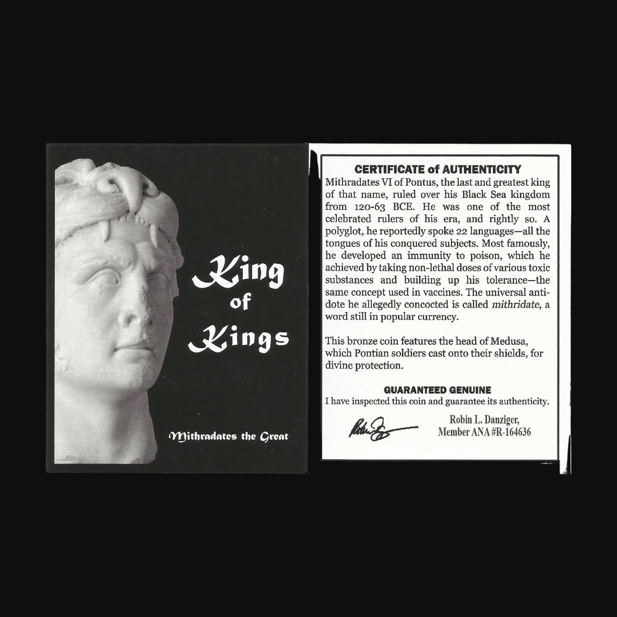 Pontus, Amisos Bronze — Gorgon Medusa Type, Struck Under Mithradates VI, NGC - Certified - Kinzer Coins