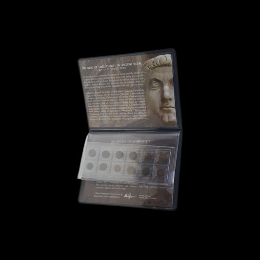 Rise of Christianity in Ancient Rome – Twelve Bronze Coins (3rd–4th Century AD) - Kinzer Coins
