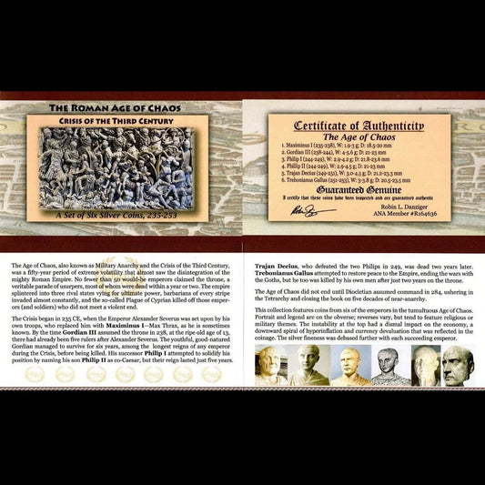 The Age of Chaos — Six Roman Silver Coins from the Crisis of the Third Century - Kinzer Coins