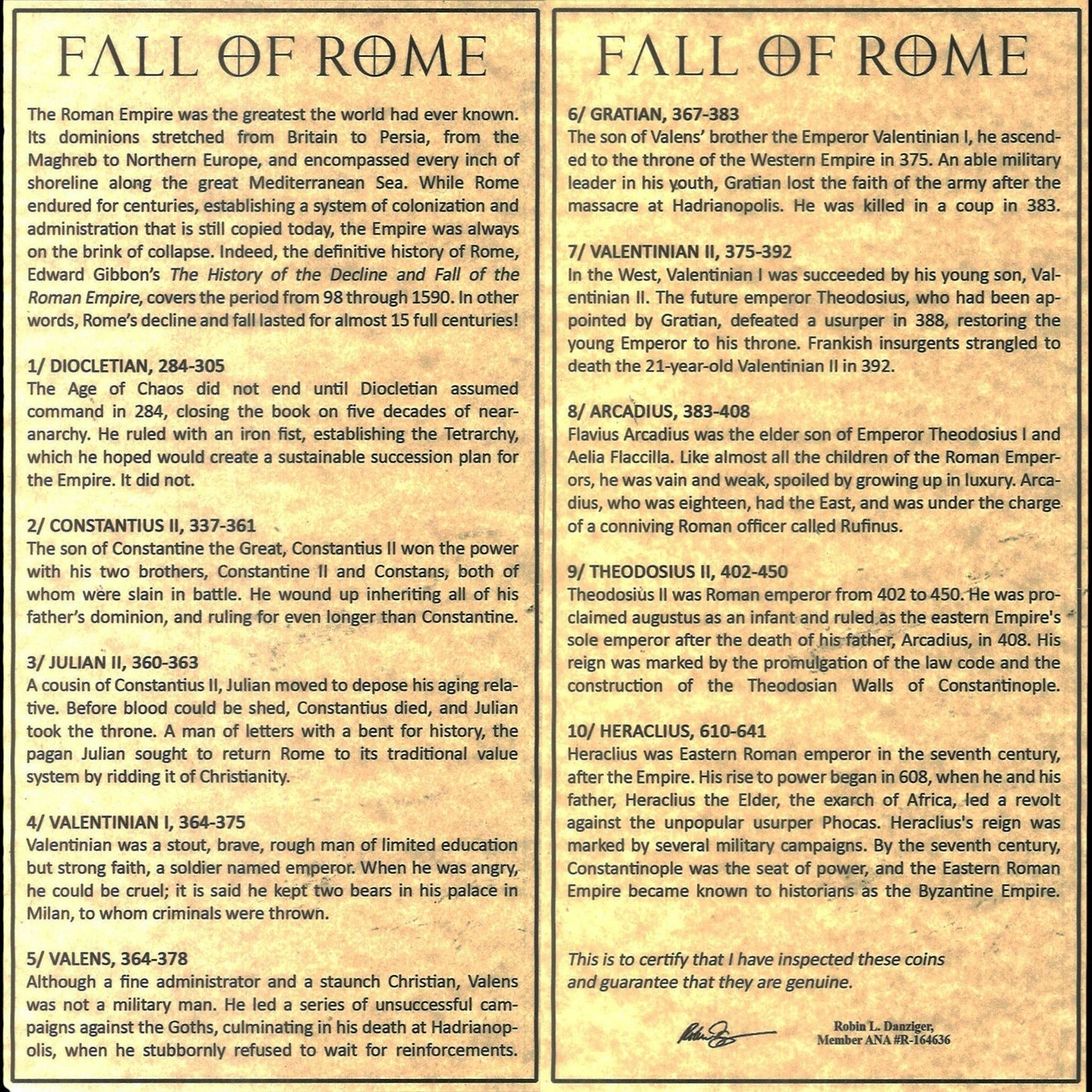 The Fall of Rome: A 1,000 - Year Collapse Told Through 10 Ancient Bronze Coins - Kinzer Coins