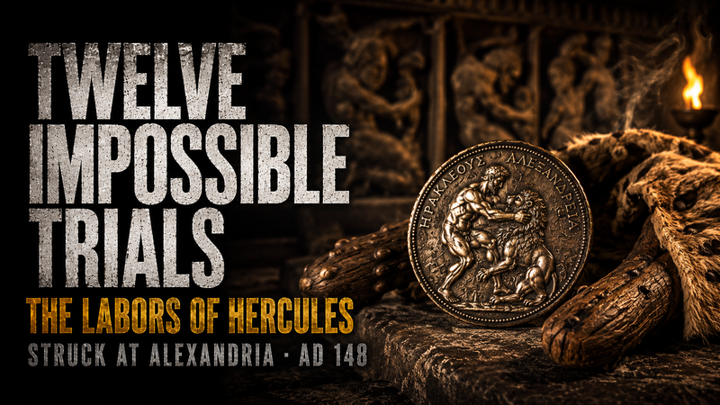 The Labors of Hercules: Alexandria's Greatest Mythological Coin Series