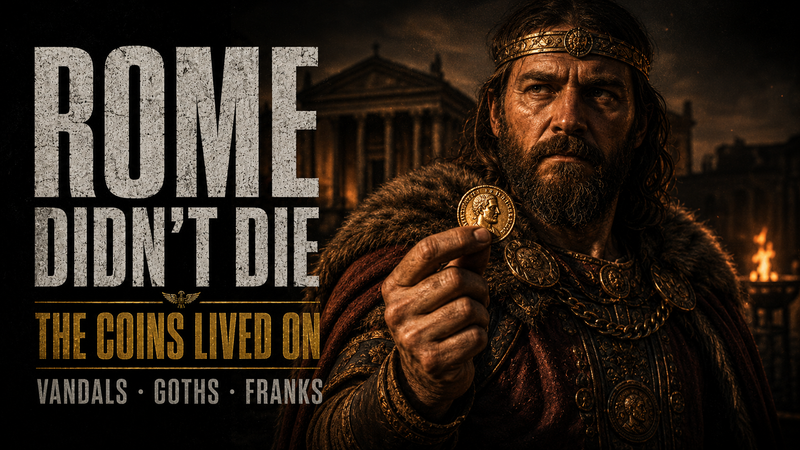 When Rome Fell, Its Coins Lived On