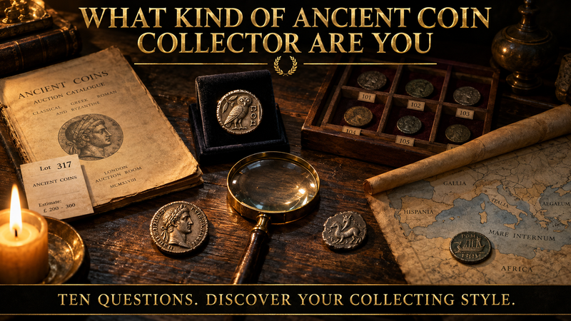 What Kind of Ancient Coin Collector Are You? quiz cover for Kinzer Coins