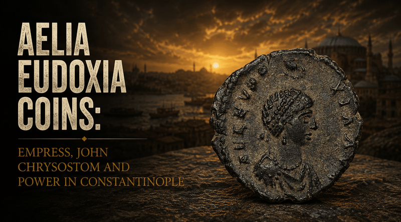 Aelia Eudoxia Coins: Empress, John Chrysostom and Power in Constantinople - Kinzer Coins