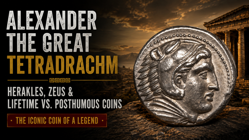 Alexander the Great Tetradrachm: Herakles, Zeus & Lifetime vs. Posthumous Coins