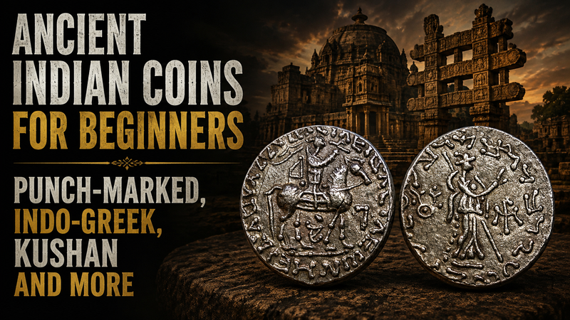 Ancient Indian Coins for Beginners: Punch-Marked, Indo-Greek, Kushan and More