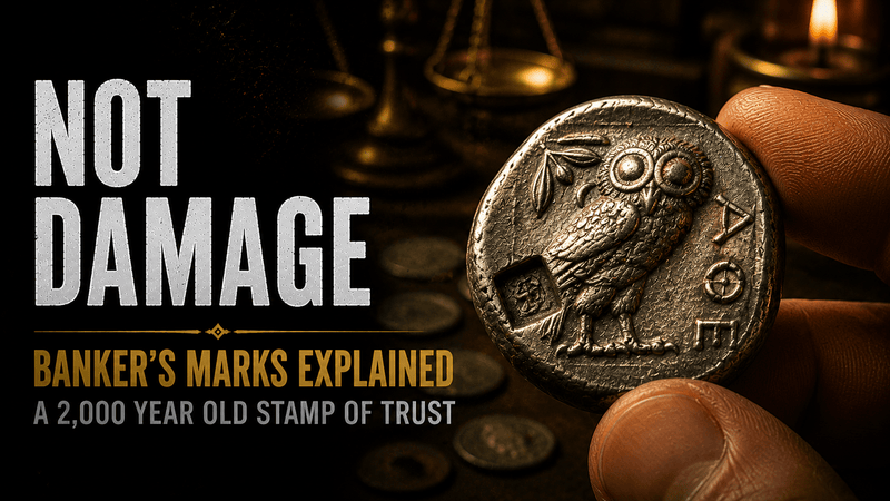 Banker's Marks Explained: Why Some Coins Have Small Punches - Kinzer Coins