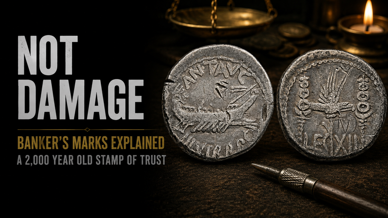 Banker's Marks on Ancient Coins: What the Punches Mean