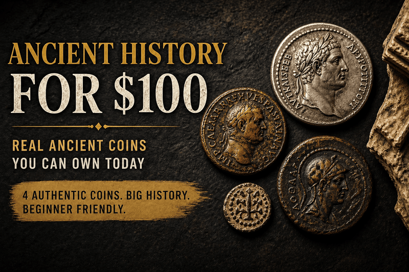 Best Ancient Coins Under $100 (A Beginner’s Guide to Real History You Can Own) - Kinzer Coins