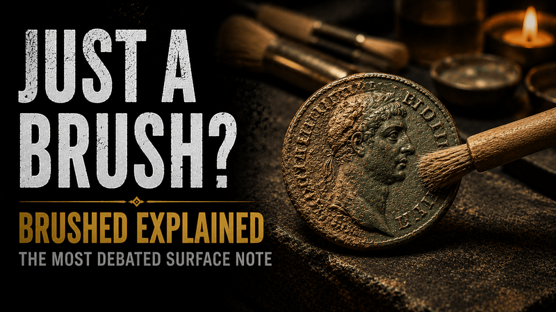Brushed Explained: Collecting's Most Debated Surface Description - Kinzer Coins