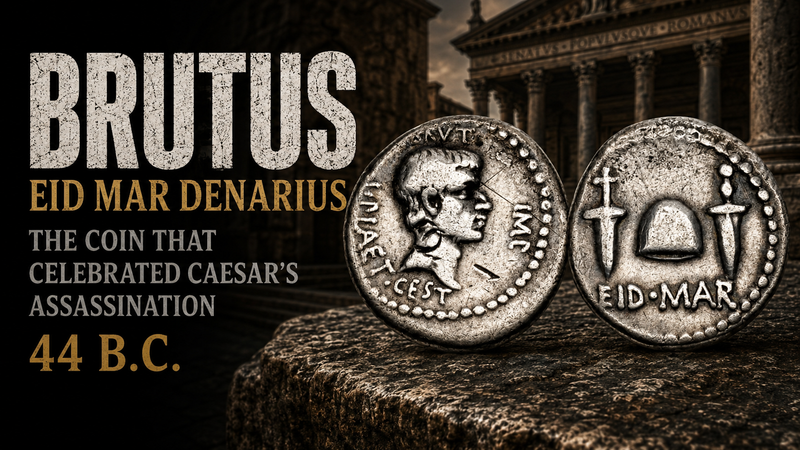 Brutus EID MAR denarius — exact coin images for Kinzer Coins article