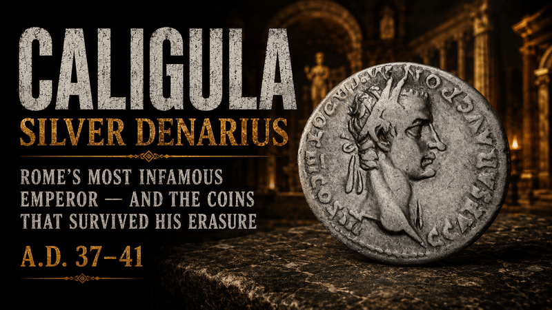 Caligula Coins: A Collector’s Guide to Rome’s Infamous Emperor - Kinzer Coins