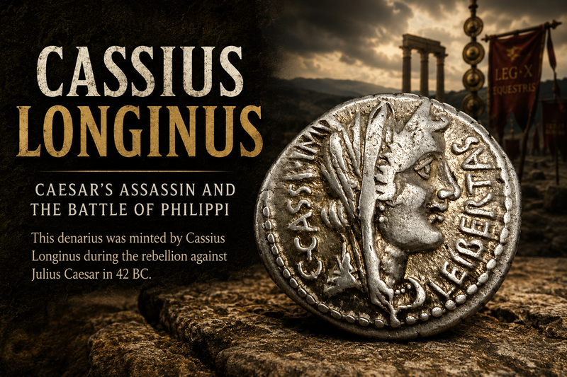 Cassius Longinus Coins: Caesar's Assassin and the Battle of Philippi
