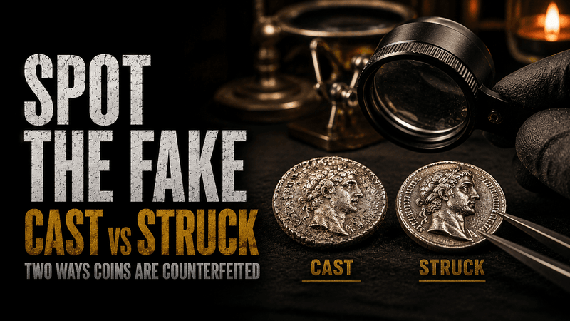 Cast vs. Struck Counterfeits: Two Different Types of Fake Ancient Coins - Kinzer Coins