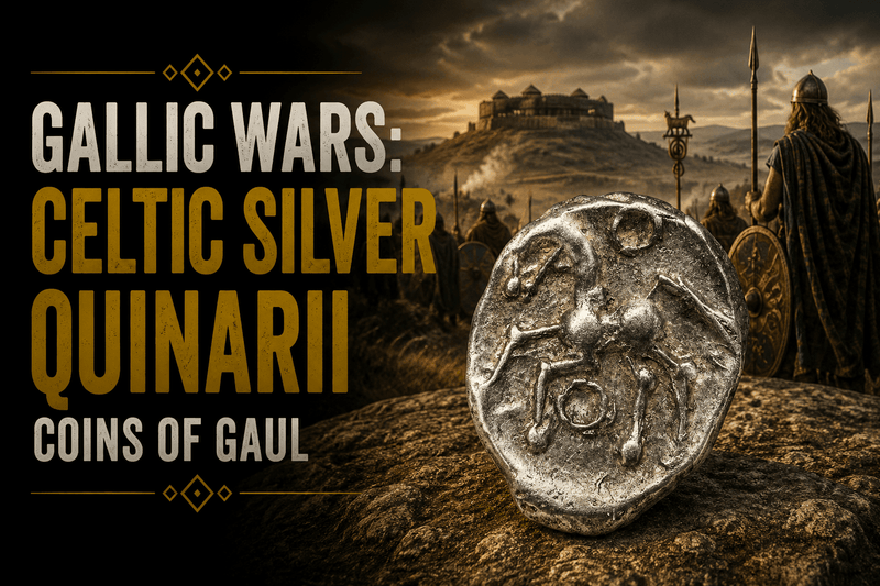 Celtic Coins of the Gallic Wars: Silver Quinarii, Caesar and the Money of Gaul - Kinzer Coins