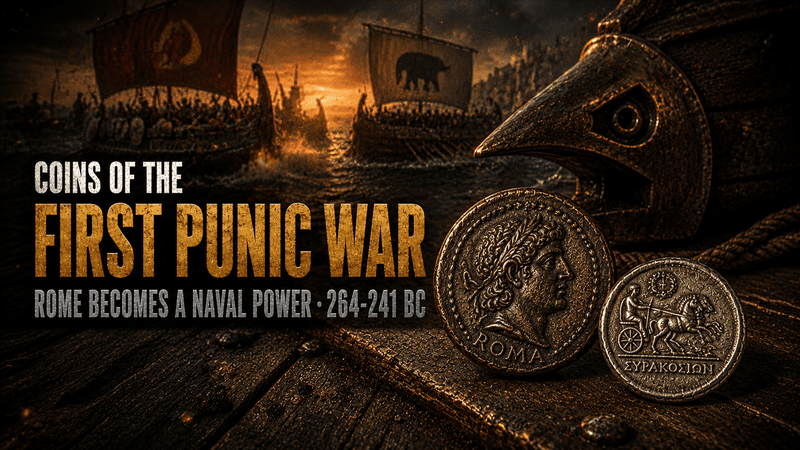 Coins of the First Punic War: Holding the Money That Witnessed Rome's Rise to Mediterranean Power - Kinzer Coins
