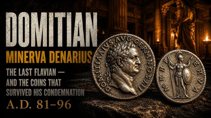 Collecting the Coins of Domitian  A.D. 81–96 · The Last Flavian Emperor · Dominus et Deus - Kinzer Coins