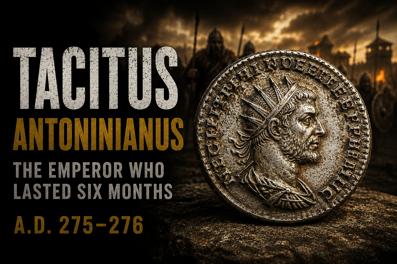 Collecting the Coins of Tacitus  AD 275–276 · The Elder Statesman of Rome's Recovery - Kinzer Coins