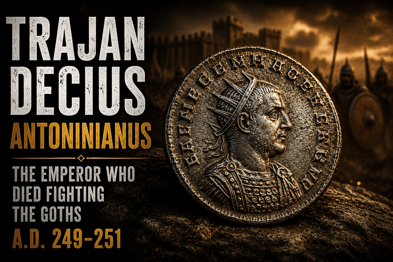 Collecting the Coins of Trajan Decius  AD 249–251 · The Emperor Who Tried to Restore Old Rome - Kinzer Coins