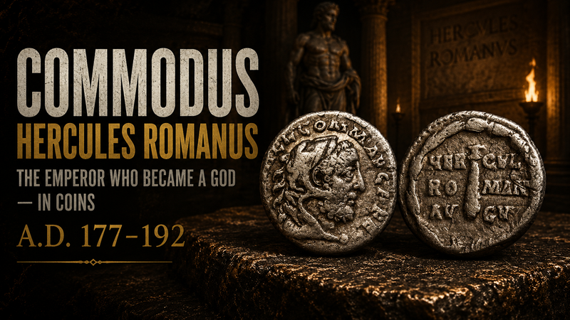 Commodus Coins: Hercules Romanus & the Last Antonine Emperor