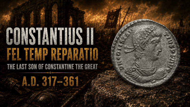 Constantius II Coins: FEL TEMP REPARATIO & the Constantinian Dynasty - Kinzer Coins